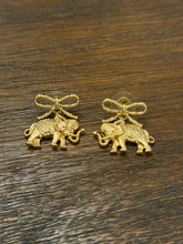 Load image into Gallery viewer, Elephant Bow Earrings
