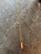 Load image into Gallery viewer, Joan River Ruby Egg Necklace
