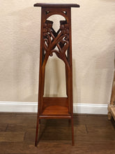 Load image into Gallery viewer, Rosewood Art Nouveau Plant Stand
