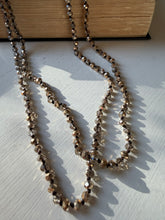 Load image into Gallery viewer, Smoky Crystal Faceted Beaded Necklace
