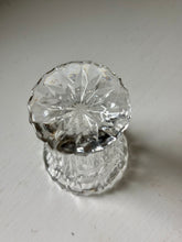 Load image into Gallery viewer, Vintage Floral Rose Lead Crystal Bud Vase
