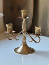 Load image into Gallery viewer, 3 Brass Candlestick
