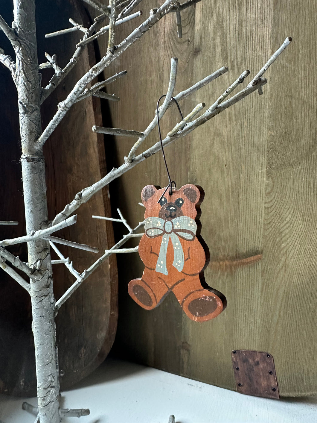 Sitting Teddy Ornament