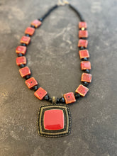 Load image into Gallery viewer, Artisan Clay Beaded Necklace
