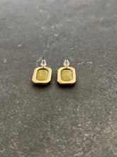 Load image into Gallery viewer, Chartreuse Stud Earrings
