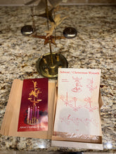 Load image into Gallery viewer, Vintage Brass Swedish Angel Chimes Candle Holder
