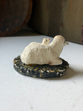 Load image into Gallery viewer, Vintage Plaster Mama Sheep &amp; Lamb
