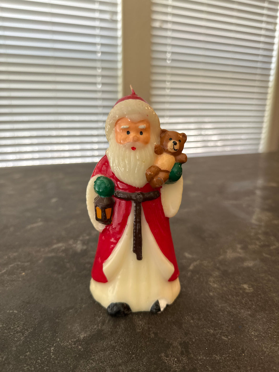 Vintage Santa Candle