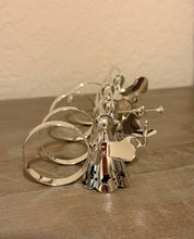 Load image into Gallery viewer, Silver Plated Angel Napkin Holder Set
