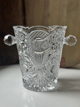 Load image into Gallery viewer, Vintage Bohemian Czech Hand Cut Queen Lace Crystal Champagne Bucket

