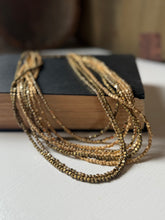 Load image into Gallery viewer, Vintage Gold &amp; Bronze Statement Necklace
