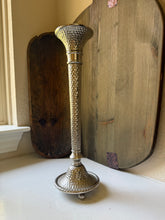Load image into Gallery viewer, Hammered Silver Candle Holder
