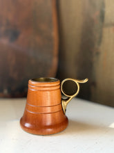 Load image into Gallery viewer, Vintage Wooden Tankard Mug
