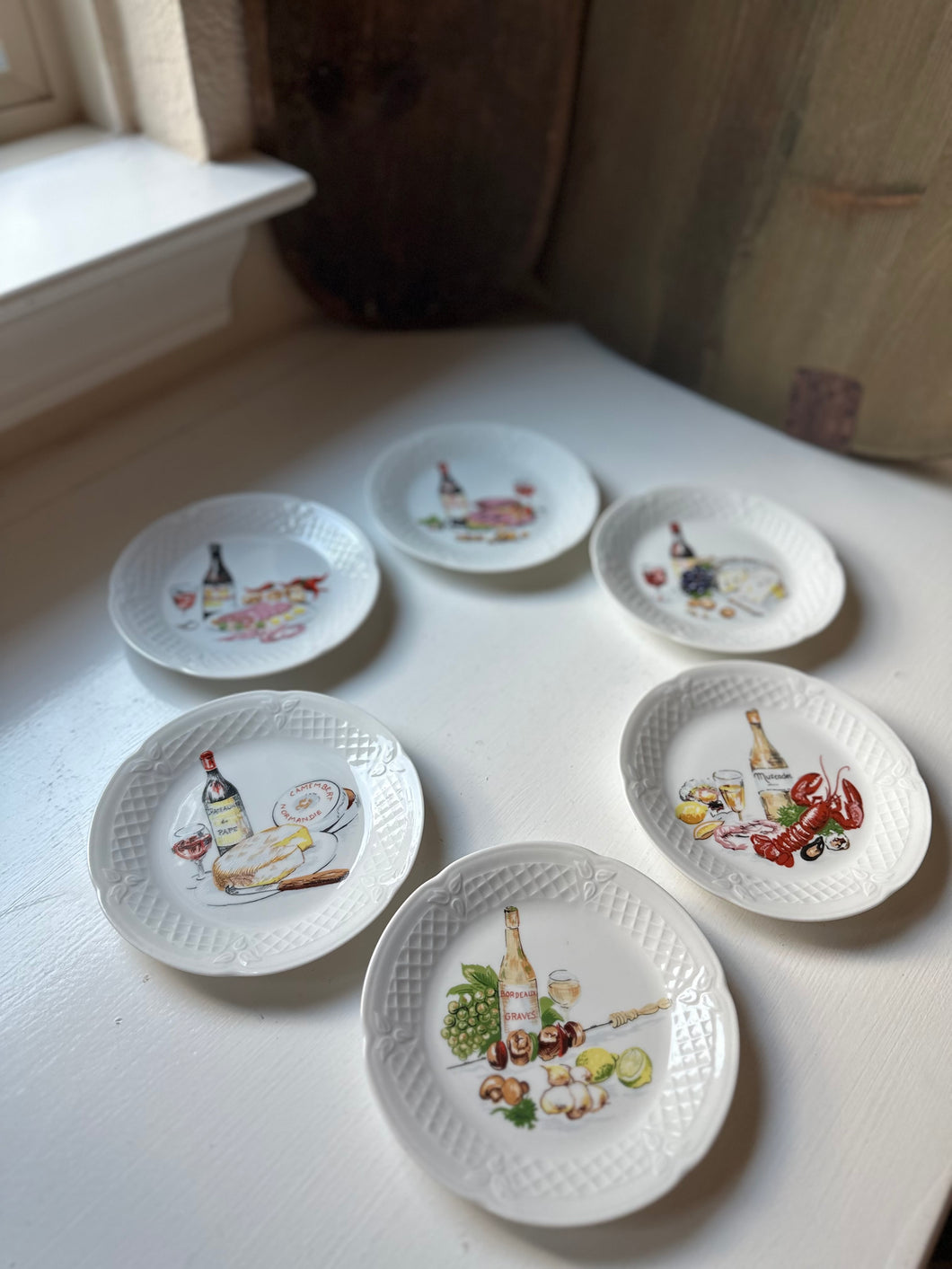 Limoges Canape Hors d'Oeuvres Plate Set