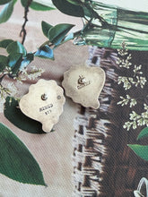 Load image into Gallery viewer, Sterling Silver Mexican Heart Earrings
