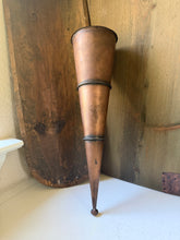Load image into Gallery viewer, Brown Metal Flower Cone
