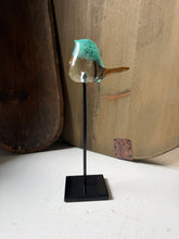 Load image into Gallery viewer, Handblown Bird on Stand
