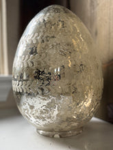 Load image into Gallery viewer, Mercury Glass Etched Egg
