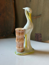 Load image into Gallery viewer, Vintage Crane Bud Vase
