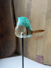Load image into Gallery viewer, Handblown Bird on Stand
