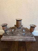 Load image into Gallery viewer, Rustic Chippy Candelabra
