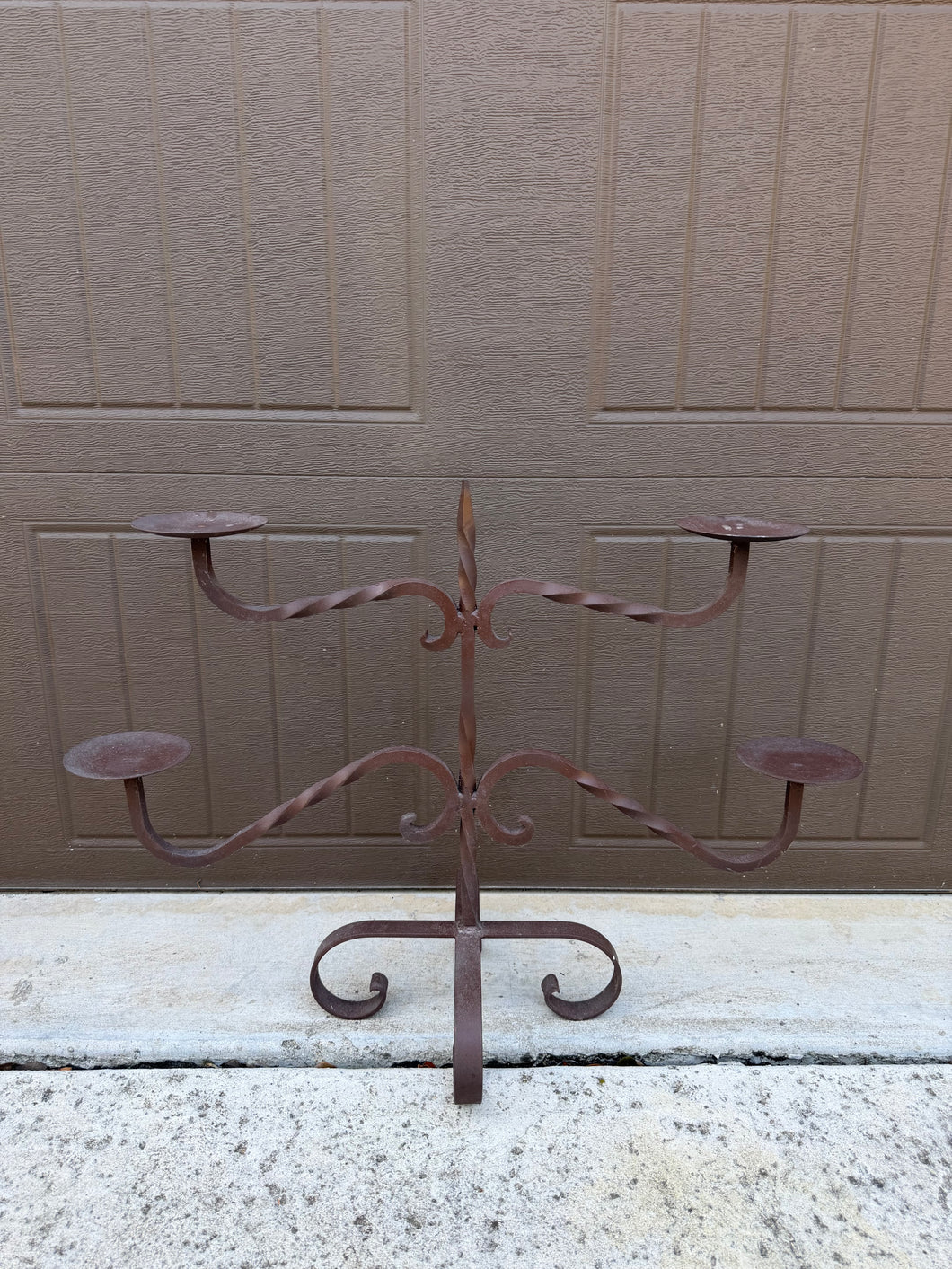 Wrought Iron Candle Holder