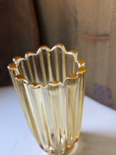 Load image into Gallery viewer, Vintage Fostoria Celestial Sun Gold Vase
