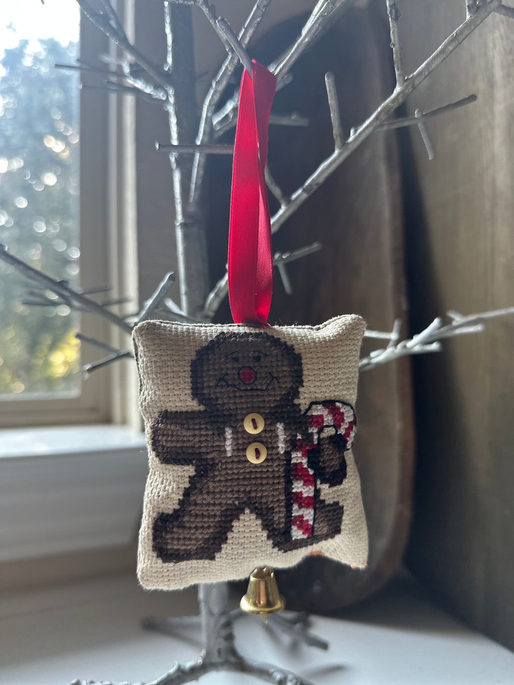 Counter Cross Stitch Gingerbread Man A