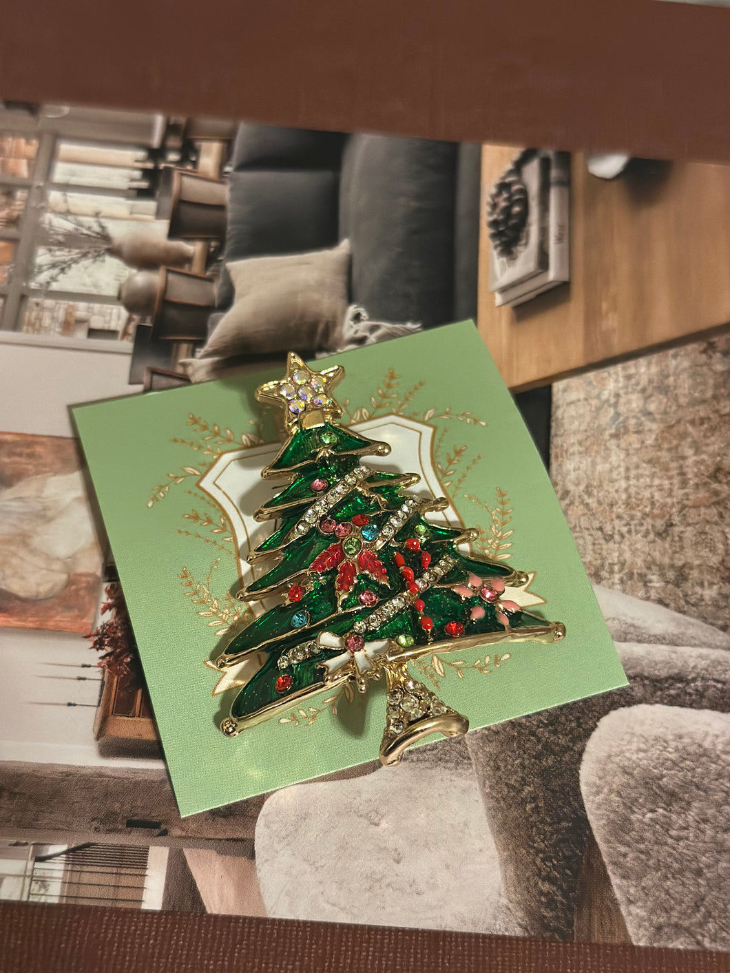 Cato Christmas Tree Pin