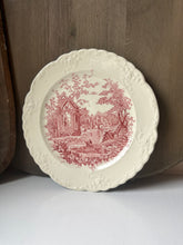 Load image into Gallery viewer, Red Transferware Plate
