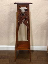 Load image into Gallery viewer, Rosewood Art Nouveau Plant Stand
