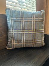 Load image into Gallery viewer, Blue Plaid Pillow
