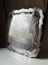 Load image into Gallery viewer, Vintage Silver Plated Square Footed Platter
