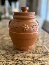 Load image into Gallery viewer, Vintage Terra Cotta Olive Oil Jar
