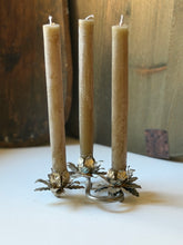 Load image into Gallery viewer, Vintage Floral Lotus Candle Holder
