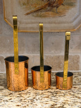 Load image into Gallery viewer, Vintage Copper &amp; Brass Measuring Set
