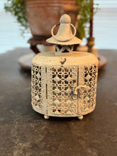 Load image into Gallery viewer, Oval Chippy Candle Lantern
