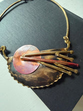 Load image into Gallery viewer, Vintage Brutalist Designer Choker Necklace
