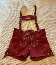 Load image into Gallery viewer, Authentic Leather Embroidered  Schoneberger Lederhosen
