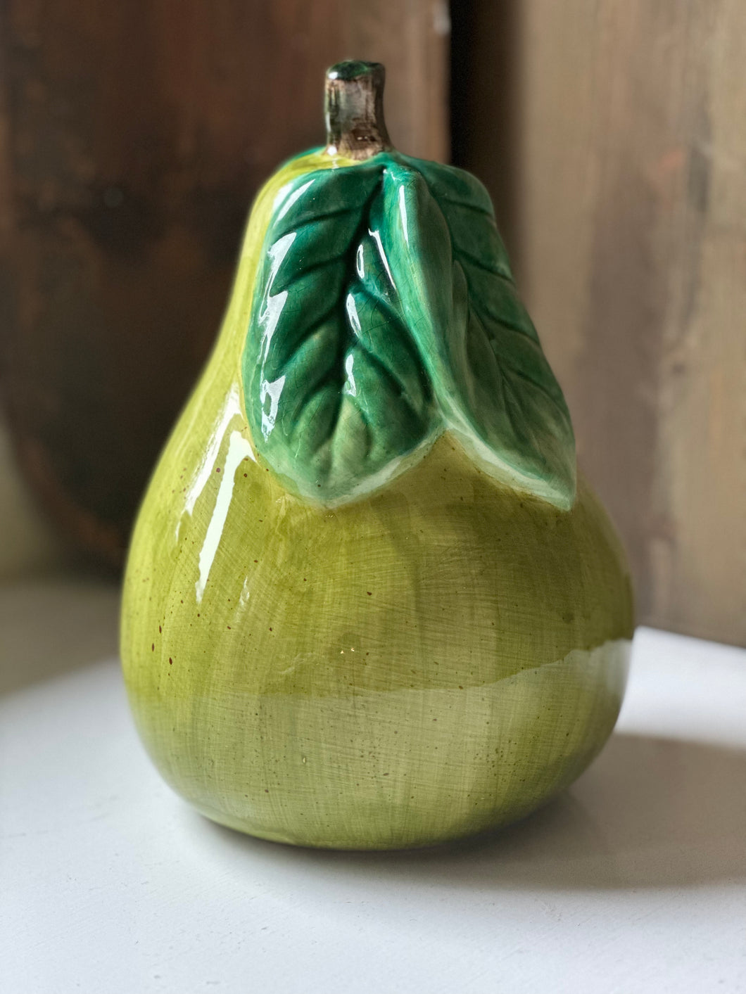 Hand painted Sitting Pear