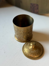 Load image into Gallery viewer, 1960s Brass Etched Indian Cigarette Holder
