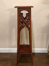 Load image into Gallery viewer, Rosewood Art Nouveau Plant Stand

