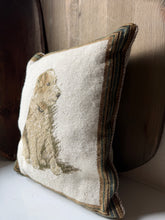 Load image into Gallery viewer, Needlepoint Airedale Terrier Pillow
