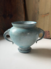 Load image into Gallery viewer, Small Blue Cast Iron Urn

