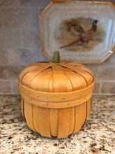 Load image into Gallery viewer, Large Pumpkin Wooden Bushel Box
