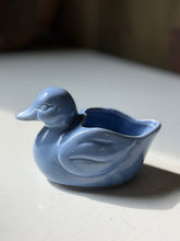 Load image into Gallery viewer, Blue Ceramic Duck Dish
