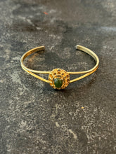 Load image into Gallery viewer, Victorian Gold &amp; Jade Bracelet
