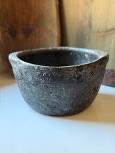 Load image into Gallery viewer, Vintage Black Kundi Stone Bowl

