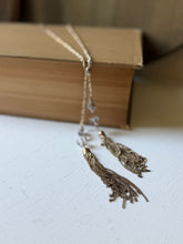 Load image into Gallery viewer, Crystal Tassel Necklace
