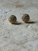 Load image into Gallery viewer, Vintage Crystal Dome Earrings
